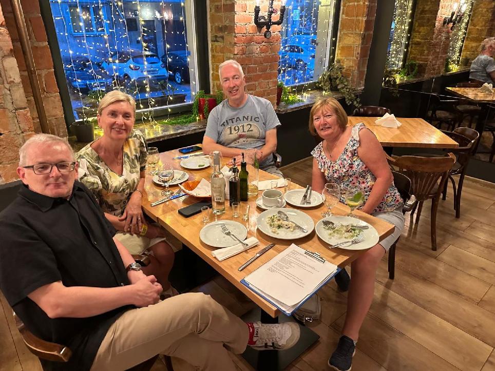 Guests enjoying Polish vodka, local stories and food pairings together