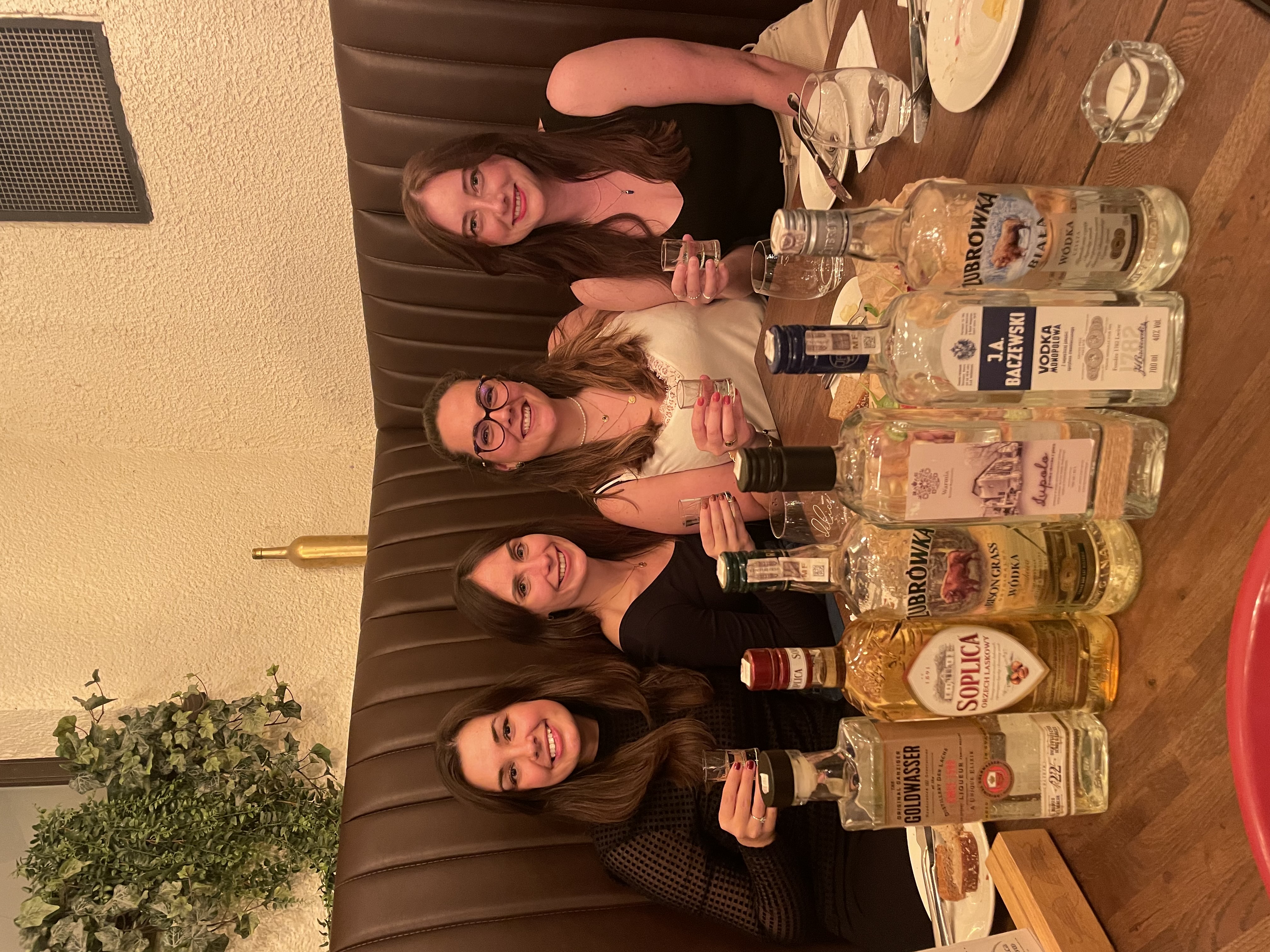 Guests enjoying Polish vodka, local stories and food pairings together