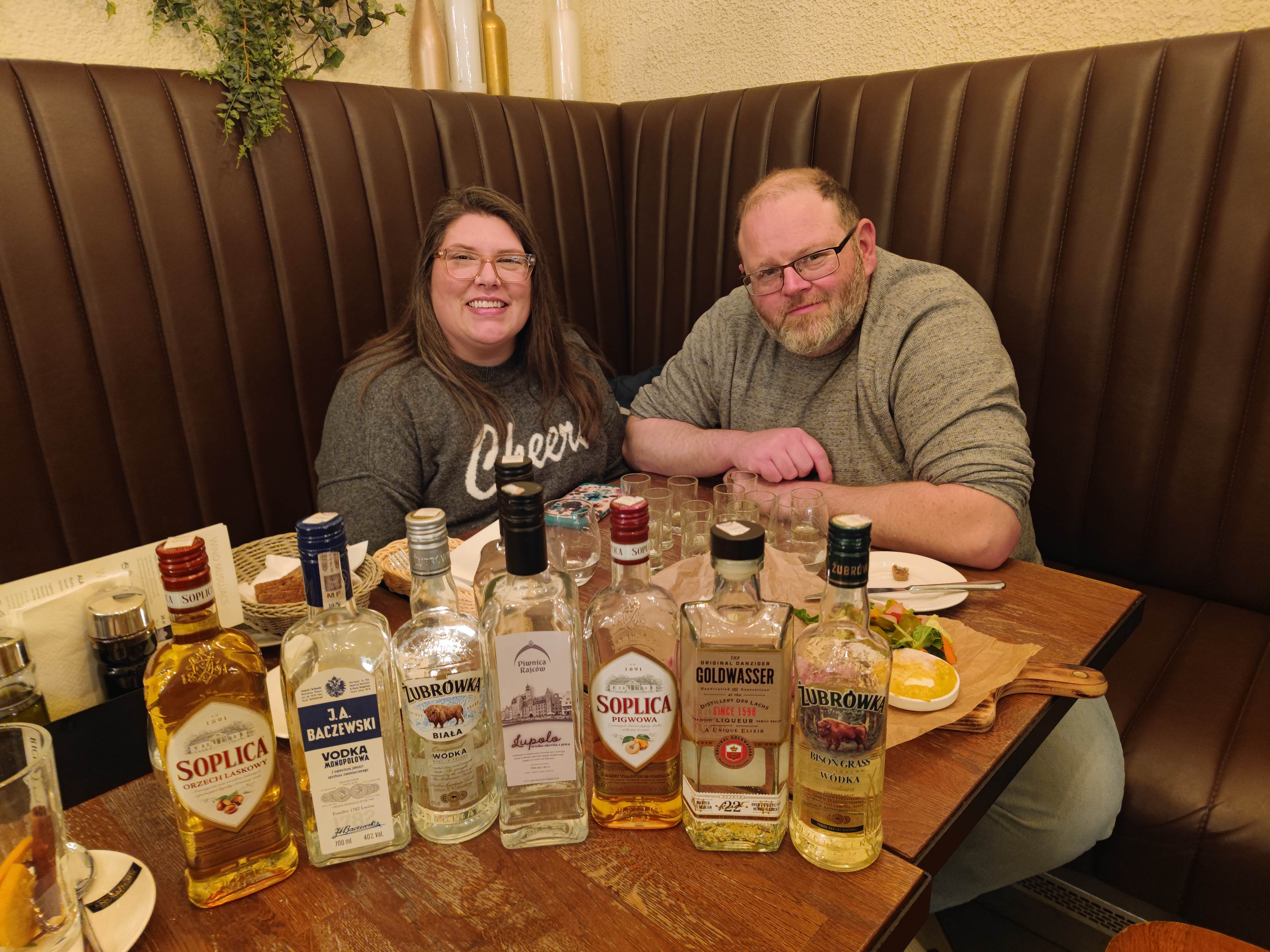 Guests enjoying Polish vodka, local stories and food pairings together